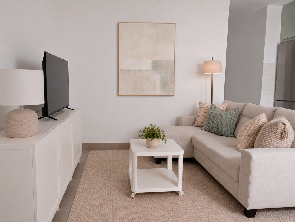 Proyecto de interiorismo para apartamento de María Vélez en Málaga